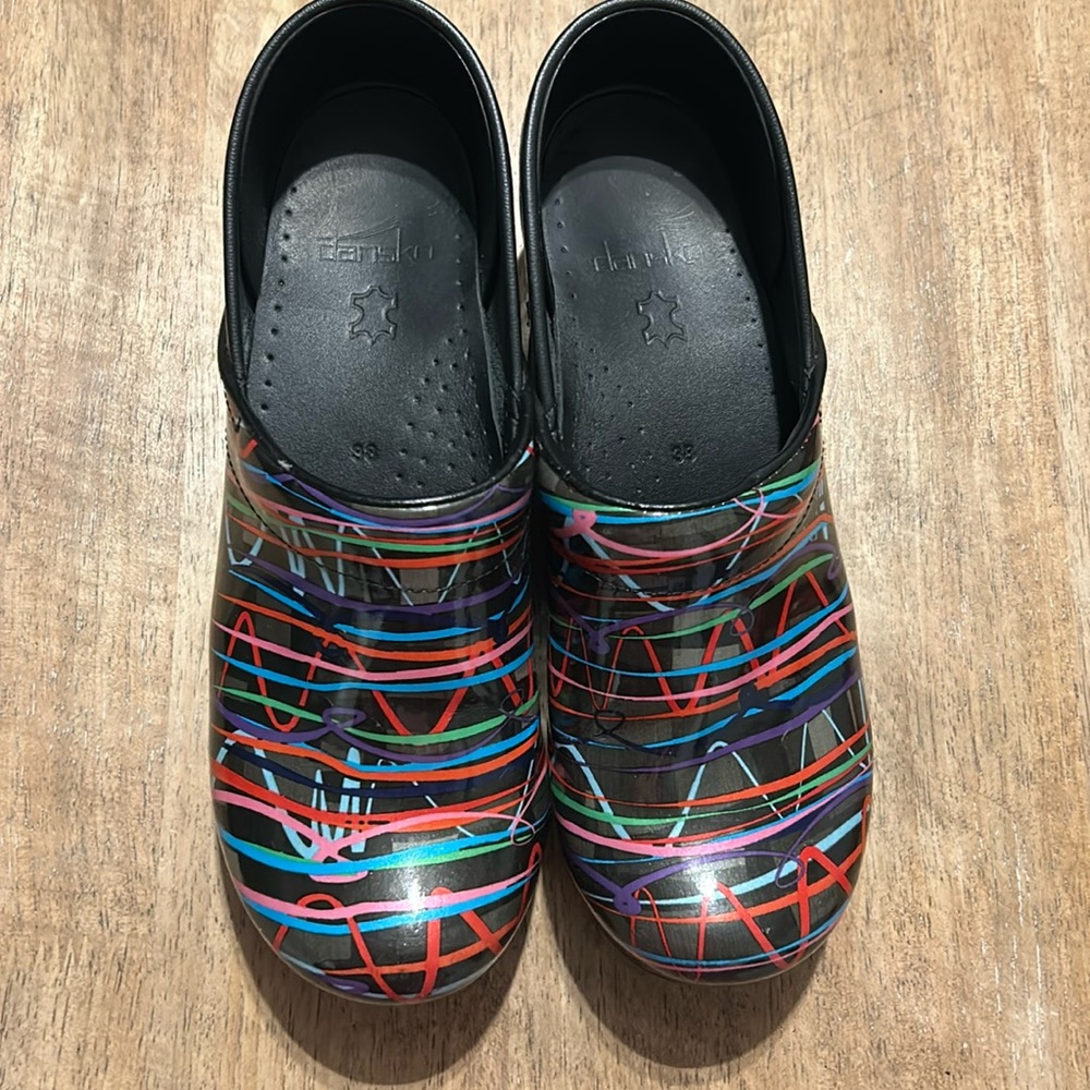 Danskos, colorful, size 38